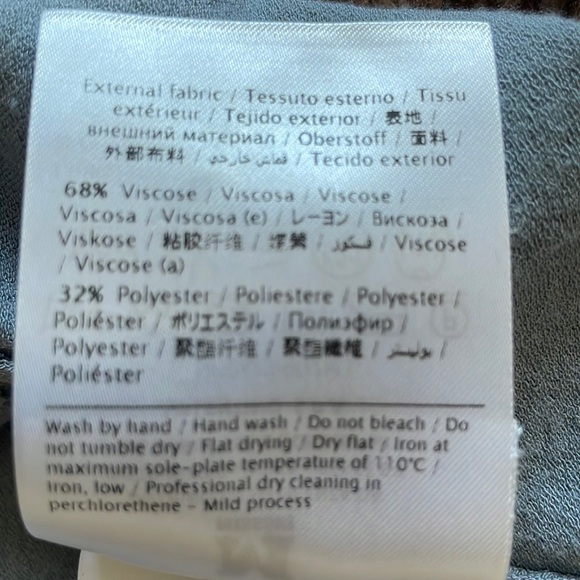 MISSONI bluish grey short sleeve top, size S - Picture 7 of 10